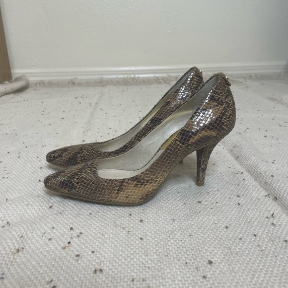 Michael Kors Snakeskin Heels - Picture 1 of 12
